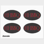 Howling Hog Barbecue Euro Sticker (Vel)