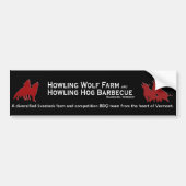 Howling Hog en Wolf Bumpersticker (Voorkant)
