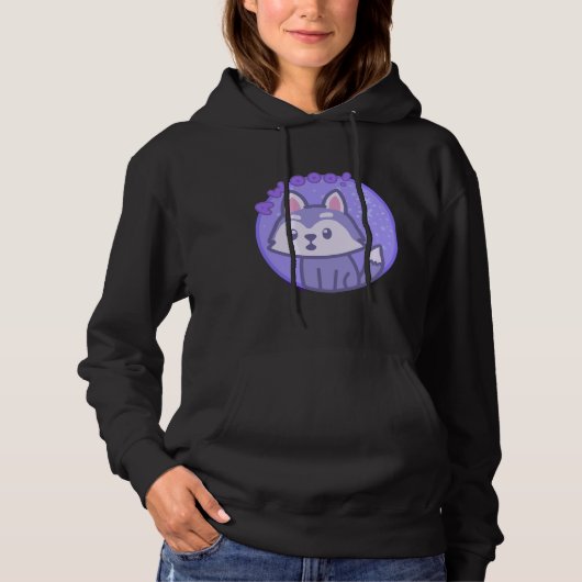Howling Husky Hoodie (Voorkant)