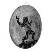 Howling Mad Werewolf Dartboard Dartbord (Voorkant Links)