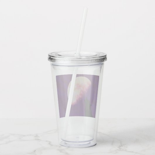 Howling Moon Acryl Drinkbeker (Achterkant)