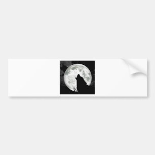 Howling Moon Bumpersticker