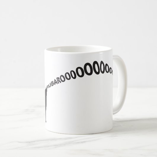Howling Subaru Dog Koffiemok (Voorkant rechts)