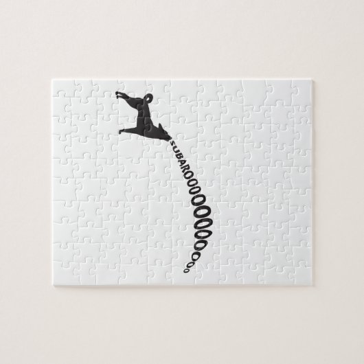 Howling Subaru Dog Legpuzzel (Horizontaal)