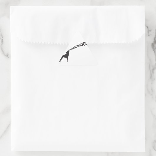 Howling Subaru Dog Sticker (Tas)