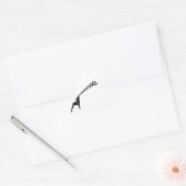 Howling Subaru Dog Sticker (Envelop)