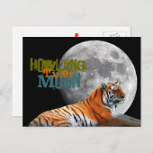 Howling Tiger Moon Briefkaart (Voorkant / Achterkant)