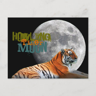 Howling Tiger Moon Briefkaart