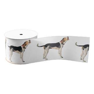 Howling Treeing Walker Coonhound Craft Ribbon Grosgrain Lint