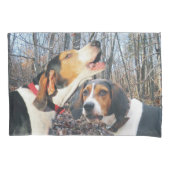 Howling Treeing Walker Coonhound Pillow Hoesje Kussensloop (Voorkant)