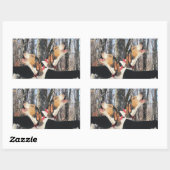 Howling Treeing Walker Coonhound Stickers (Vel)