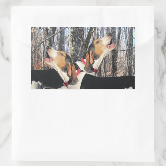 Howling Treeing Walker Coonhound Stickers (Tas)