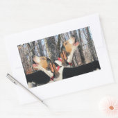 Howling Treeing Walker Coonhound Stickers (Envelop)