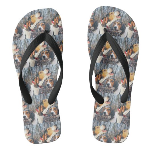 Howling Treeing Walker Coonhound Teenslippers (Voetbed)