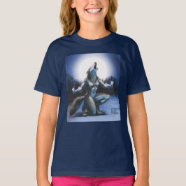 Howling Werewolf Woman T-shirt