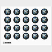Howling Wild Wolf - Een Moonlit Fantasy Sticker (Vel)