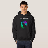 Howling Wolf Alaska Native American Alaska Tribal Hoodie (Voorkant volledig)
