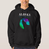Howling Wolf Alaska Native American Alaska Tribal Hoodie (Voorkant)
