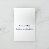 Howling Wolf Art Natuur Aankondigingskaart Aankondiging (Binnen)