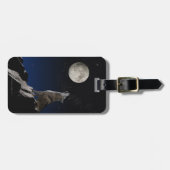 Howling Wolf Bagagelabel (Voorkant horizontaal)