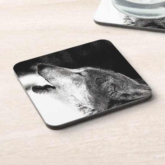 Howling Wolf Bier Onderzetter (Linkerzijde)