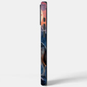 Howling Wolf bij maanlicht Case-Mate iPhone Case (Achterkant / Links)
