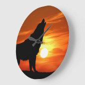 Howling Wolf bij Sunset Clock Grote Klok (Hoek)