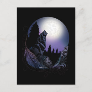 Howling Wolf Briefkaart
