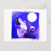 Howling Wolf Briefkaart (Voorkant)