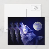 Howling Wolf Briefkaart (Voorkant / Achterkant)