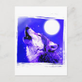 Howling Wolf Briefkaart (Voorkant)