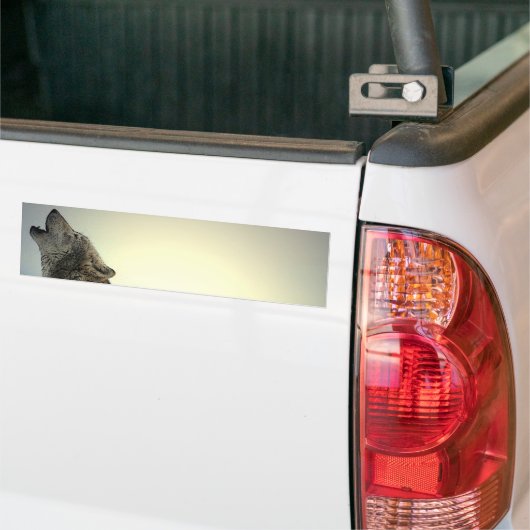 Howling Wolf Bumpersticker (Op Truck)