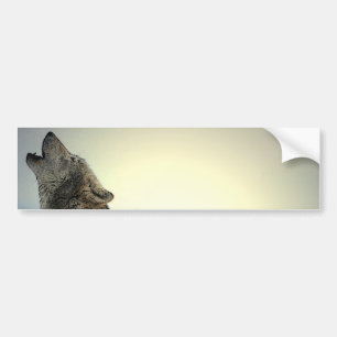 Howling Wolf Bumpersticker