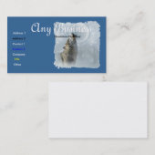 Howling Wolf busines card CUMESMABILITEERBAAR Visitekaartje (Voorkant / Achterkant)