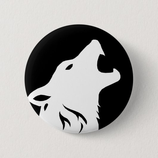 Howling Wolf Button (Voorkant)