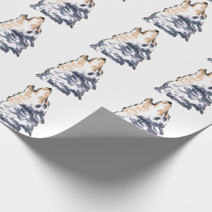 Howling Wolf Cadeaupapier