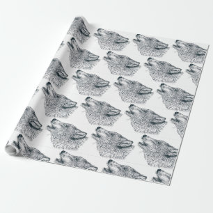Howling Wolf Cadeaupapier