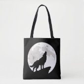 HOWLING WOLF Canvas tas (Voorkant)