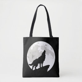 HOWLING WOLF Canvas tas