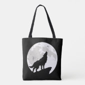 HOWLING WOLF Canvas tas (Achterkant)