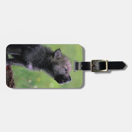 Howling Wolf Cub Bagagelabel (Voorkant horizontaal)