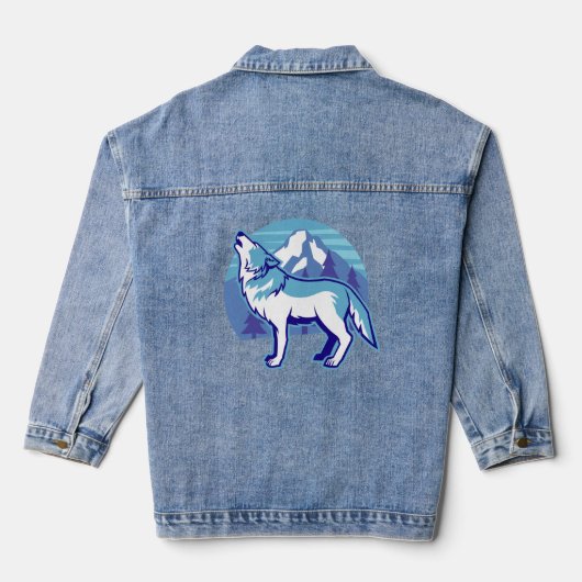 Howling Wolf Denim Jacket (Achterkant)