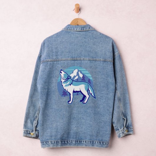 Howling Wolf Denim Jacket (Hangar)