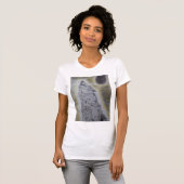 Howling Wolf Design T-shirt (Voorkant volledig)
