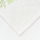 Howling Wolf en Mandala Planten Branches Lijst Fleece Deken (Hoek)