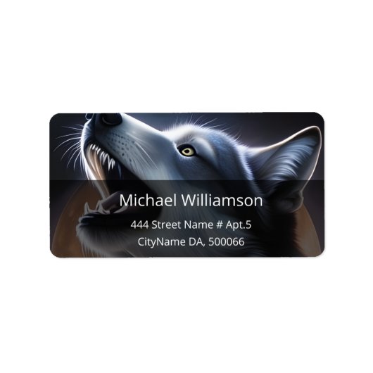 Howling Wolf Etiket (Voorkant)