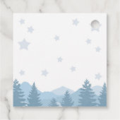 Howling Wolf Favor Tag Bedankjes Labels (Achterkant)