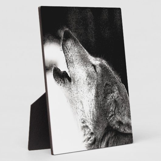 Howling Wolf Fotoplaat (Zijkant)