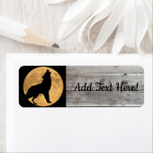 Howling Wolf Full Moon Etiket (Insitu)