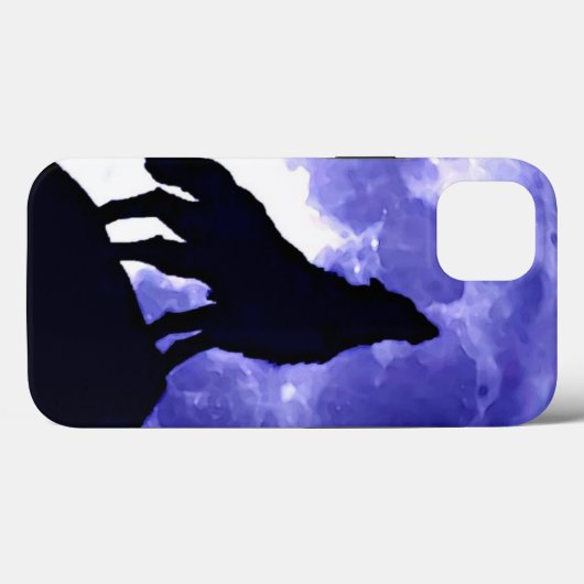 Howling Wolf & Fullmoon Case-Mate iPhone Case (Achterkant (horizontaal))